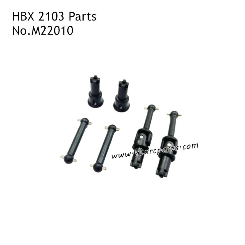 HBX 2103 RC Car Parts Front Rear Drive Shafts M22010 HBX 2103 RC Car Parts Front Rear Drive Shafts M22010