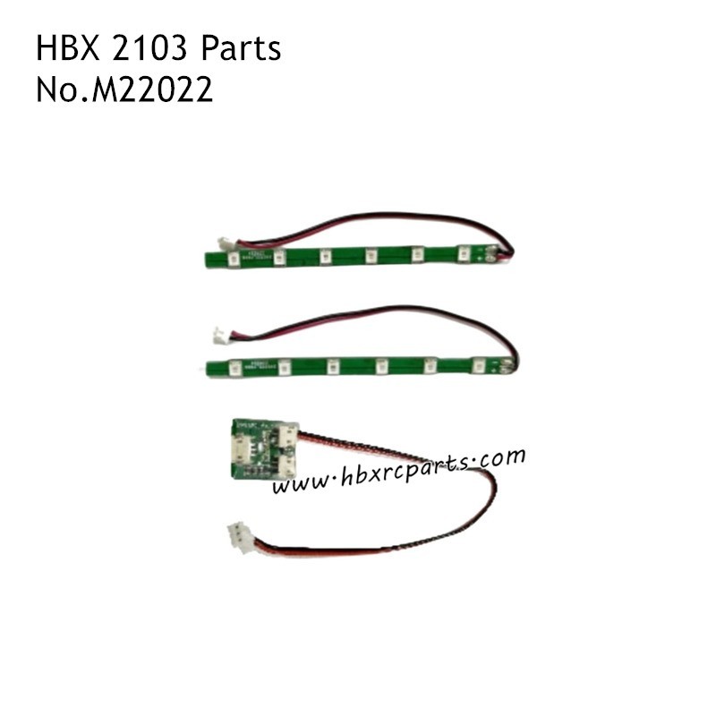 HBX 2103 RC Car Parts Chassis Side Lights M22022 HBX 2103 RC Car Parts Chassis Side Lights M22022