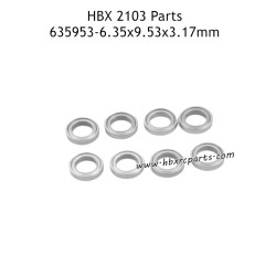 HAIBOXING HBX 2103 Parts 6.35X9.53X3.17mm Ball Bearings 635953