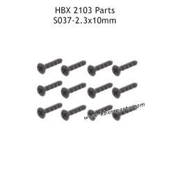 HAIBOXING HBX 2103 Parts KBHO2.3X10mm Countersunk Self Tapping Screws S037
