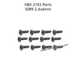 HAIBOXING HBX 2103 Parts PBHO2.6X6mm Pan Head Self Tapping Screws S089