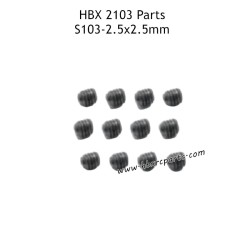 HAIBOXING HBX 2103 Parts 2.5X2.5mm Set Screw S103