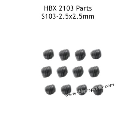 HAIBOXING HBX 2103 Parts 2.5X2.5mm Set Screw S103