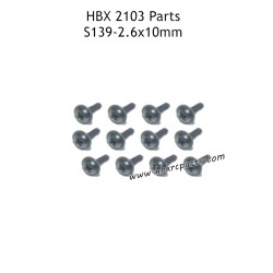 HAIBOXING HBX 2103 Parts PWTHO2.6X10mm Flange Head Self Tapping Screws S139
