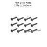 HAIBOXING HBX 2103 Parts KBHO2.3X12mm Countersunk Self Tapping Screws S226
