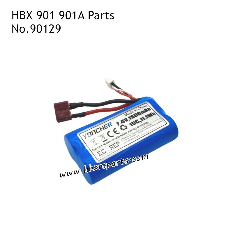 HAIBOXING HBX 901 High Speed RC Car Parts 7.4V 1500mAh Battery 90129 HAIBOXING HBX 901 High Speed RC Car Parts 7.4V 1500mAh Battery 90129