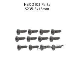 HAIBOXING HBX 2103 Parts BMHO3X15MM Pan Head Mechanical Screws S235