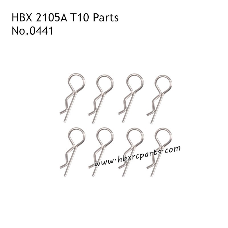 HBX 2105A RC Car Parts 1x1.6.5mm R-Shape Pin 0441 HBX 2105A RC Car Parts 1x1.6.5mm R-Shape Pin 0441