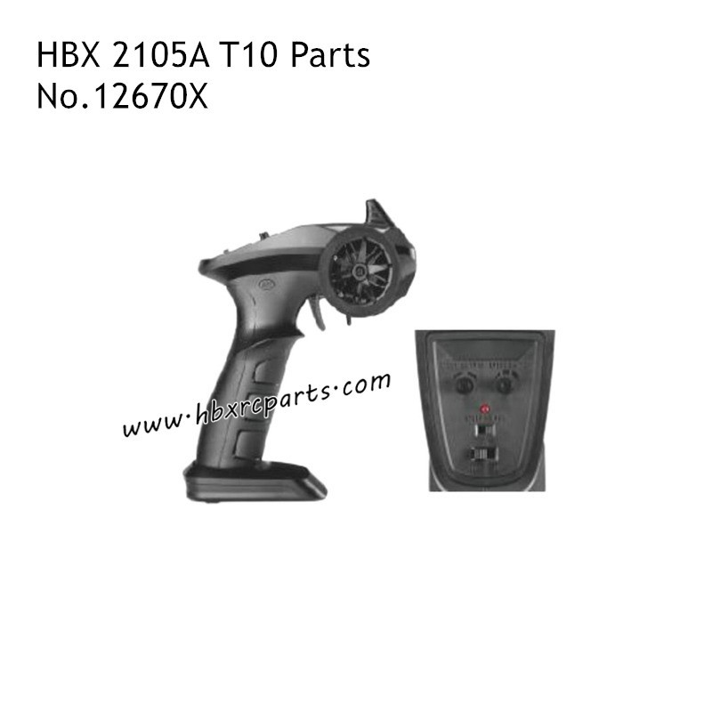 HBX 2105A T10 RC Car Parts 2.4Ghz Transmitter 12670X HBX 2105A T10 RC Car Parts 2.4Ghz Transmitter 12670X