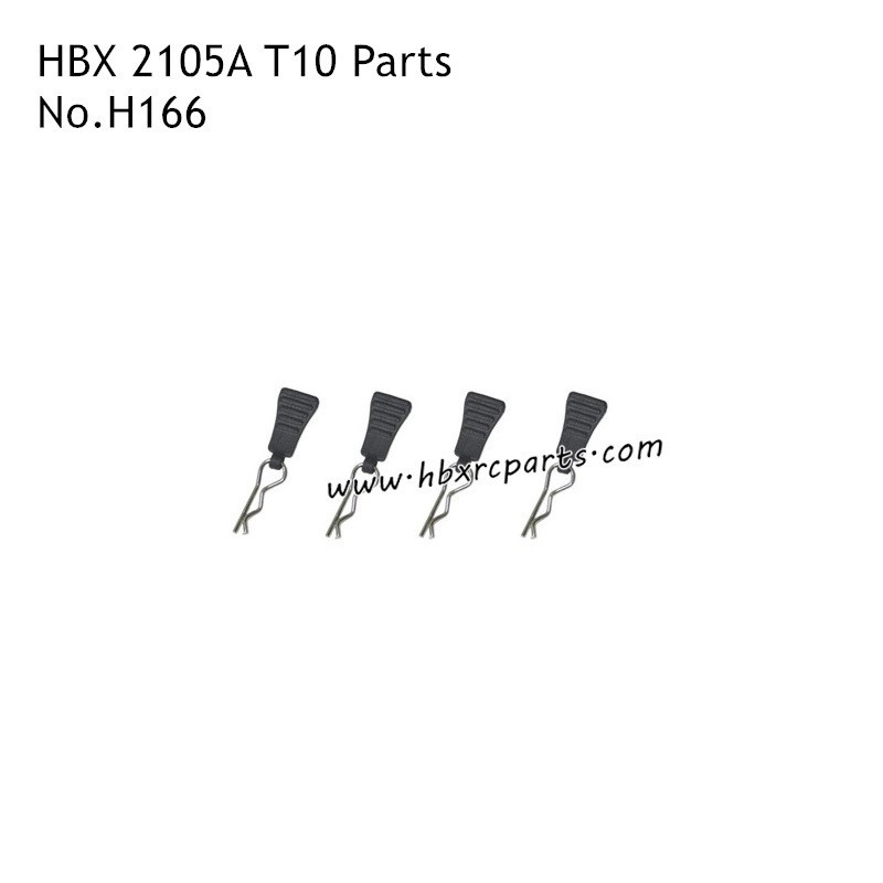 HBX 2105A T10 RC Car Parts Body Clips H166 HBX 2105A T10 RC Car Parts Body Clips H166