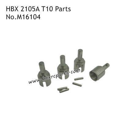 HBX 2105A T10 Parts Machined Metal Differential Outdrive Cups and Pins M16104