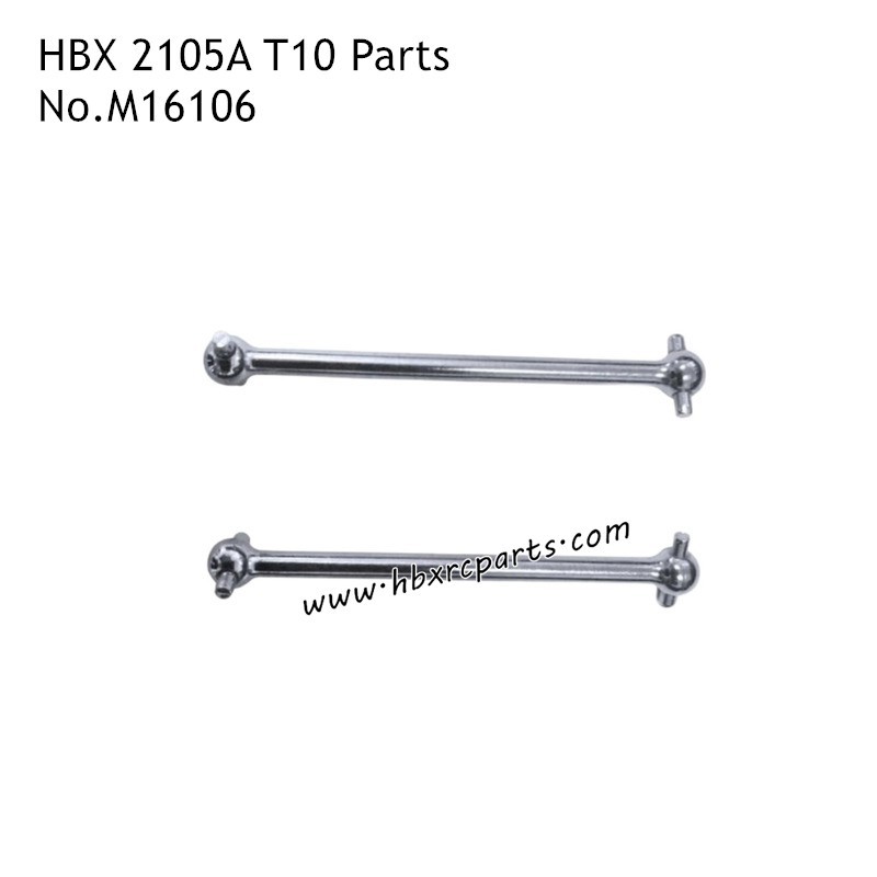 HAIBOXING HBX 2105A T10 Parts Metal Rear Drive Shaft M16106 HAIBOXING HBX 2105A T10 Parts Metal Rear Drive Shaft M16106