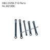 HAIBOXING HBX 2105A T10 Parts Rear Upper Links and Steering Links and Servo Link M21006