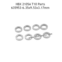 HAIBOXING HBX 2105A T10 RC Truck Parts 6.35X9.53X3.17mm Ball Bearings 635953