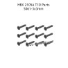 HAIBOXING HBX 2105A T10 RC Truck Parts KBHO2.6X6mm Countersunk Self Tapping Screws S061